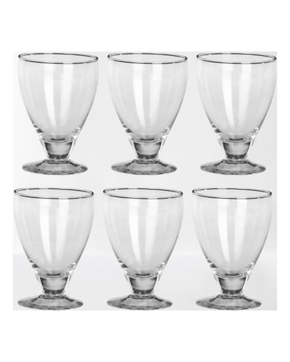 Premium Tableware Crystal Clear Quality Wine Glass  | 250ml |  2 x 5 inches