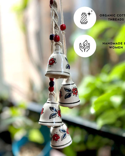 Symphony Macramé Ceramic Bell