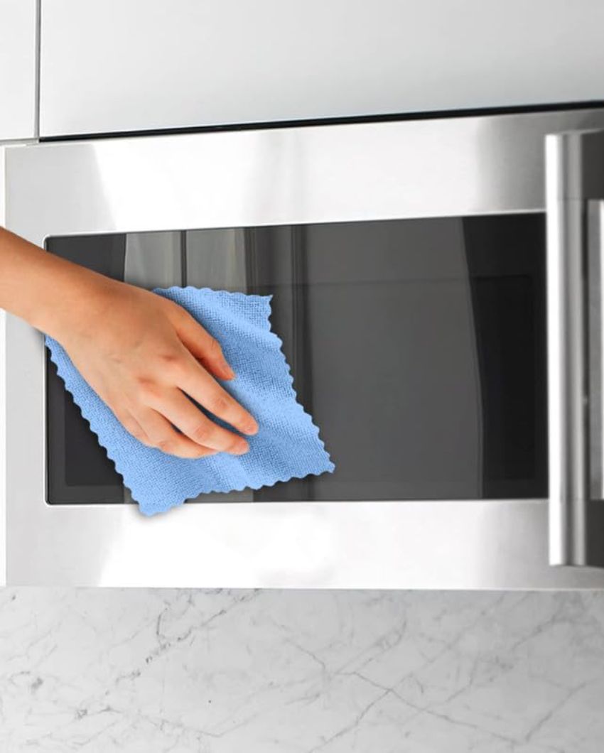 Multipurpose Microfiber Cleaning and Drying Kitchen Wipes | Set Of 20 | 6 x 6 inches