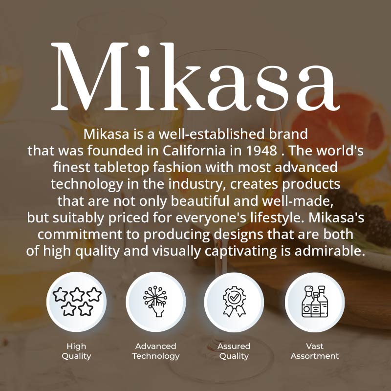 Mikasa Ishika White Wine Glasses | Set of 4 | 468ml