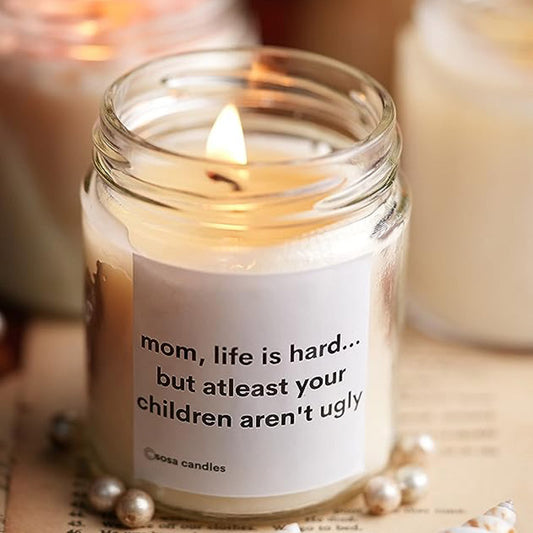Mom Life Hard Scented Candle Default Title