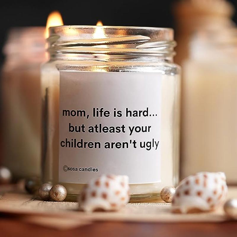 Mom Life Hard Scented Candle Default Title