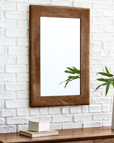 Morgan Mango Wood And Glass Mirror