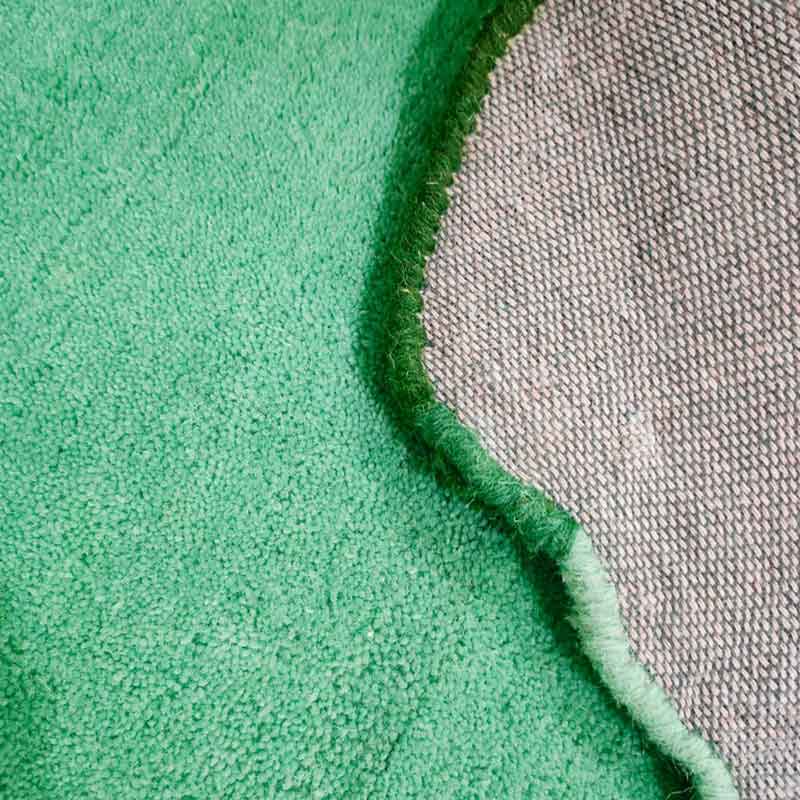 Green Moss Wool Rug Default Title