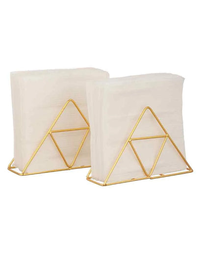 Simple Metal Napkin Holders For Dining Table | Set Of 2