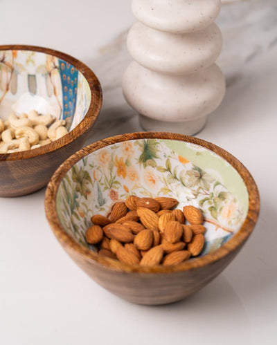 Mayur Mango Wooden Nut Bowl | 6 x 4 inches | Single