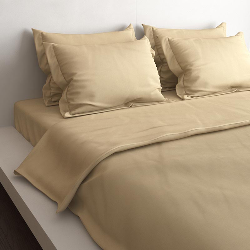 Brulo Bedding Set and Duvet Cover | King Size | Mulitple Colors Khaki