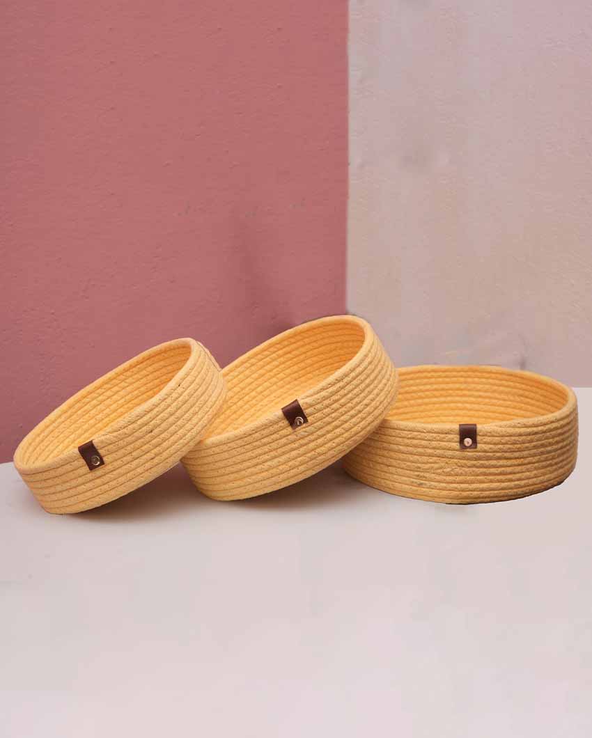 Beautiful Nesting Basket | Set of 3 Copper