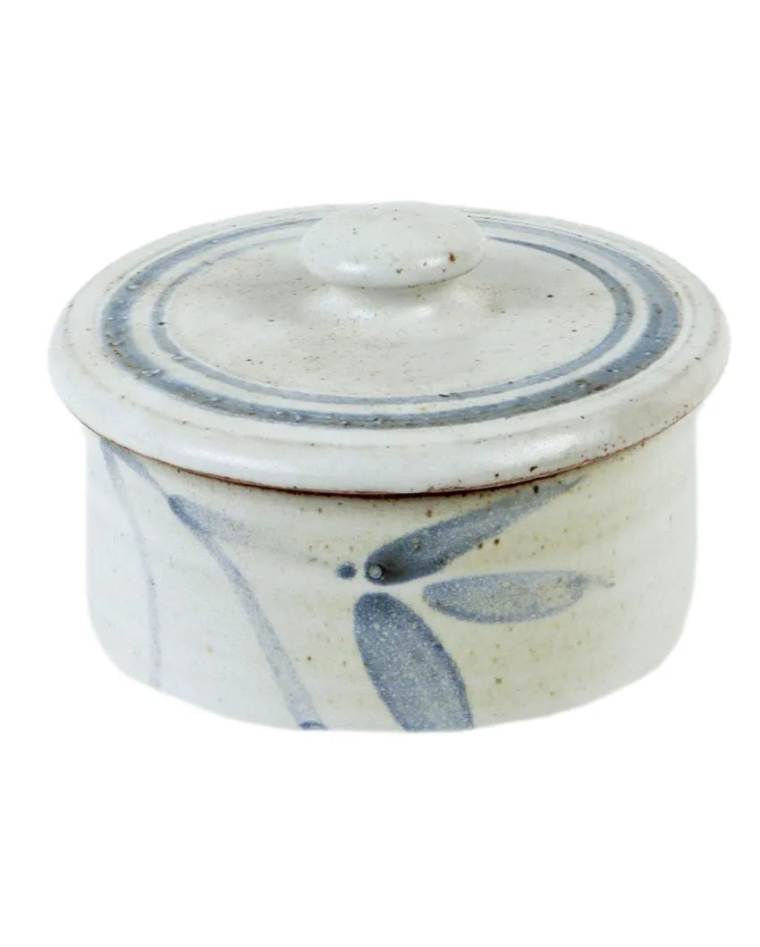 White & Blue Ceramic Trinket Box | Set Of 2