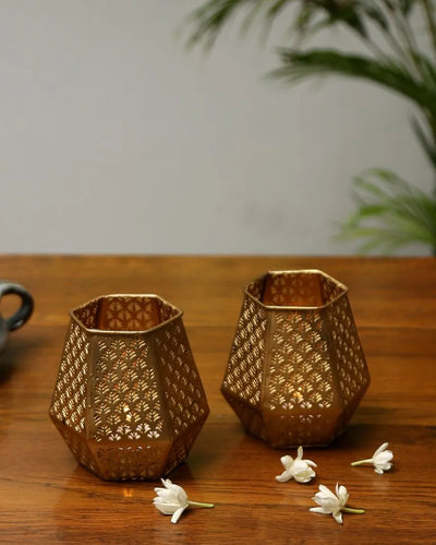 Niharika Votive Tlight Holder | Set Of 2