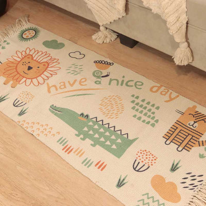 Cutie Animal Printed Kids Doormat Default Title