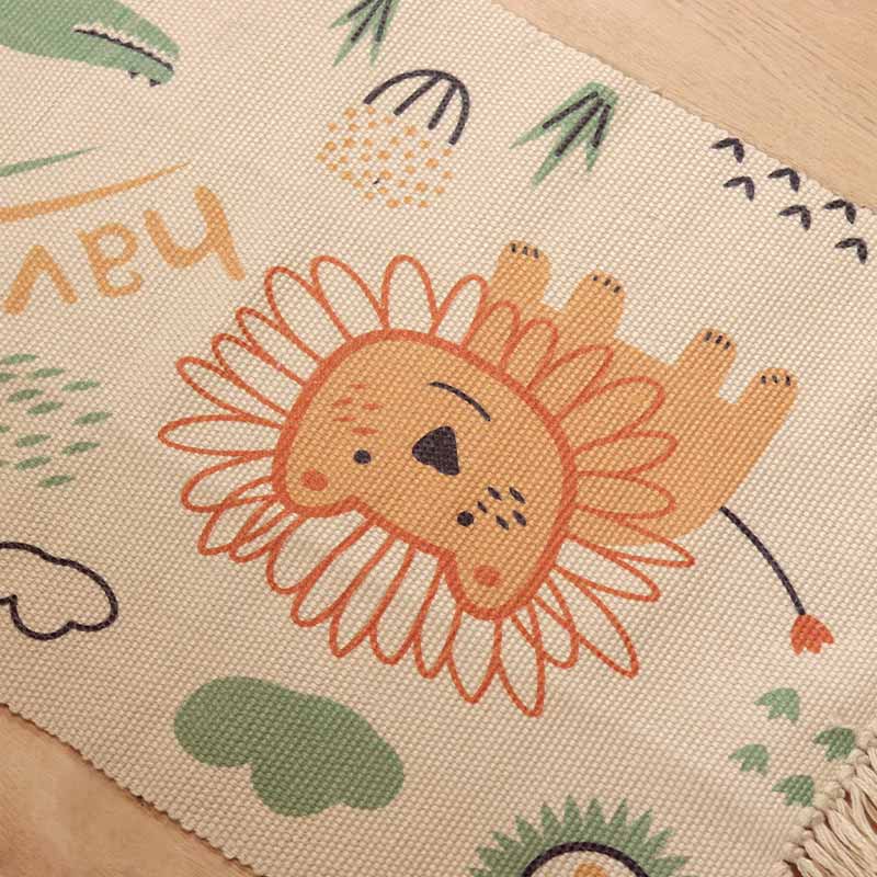 Cutie Animal Printed Kids Doormat Default Title