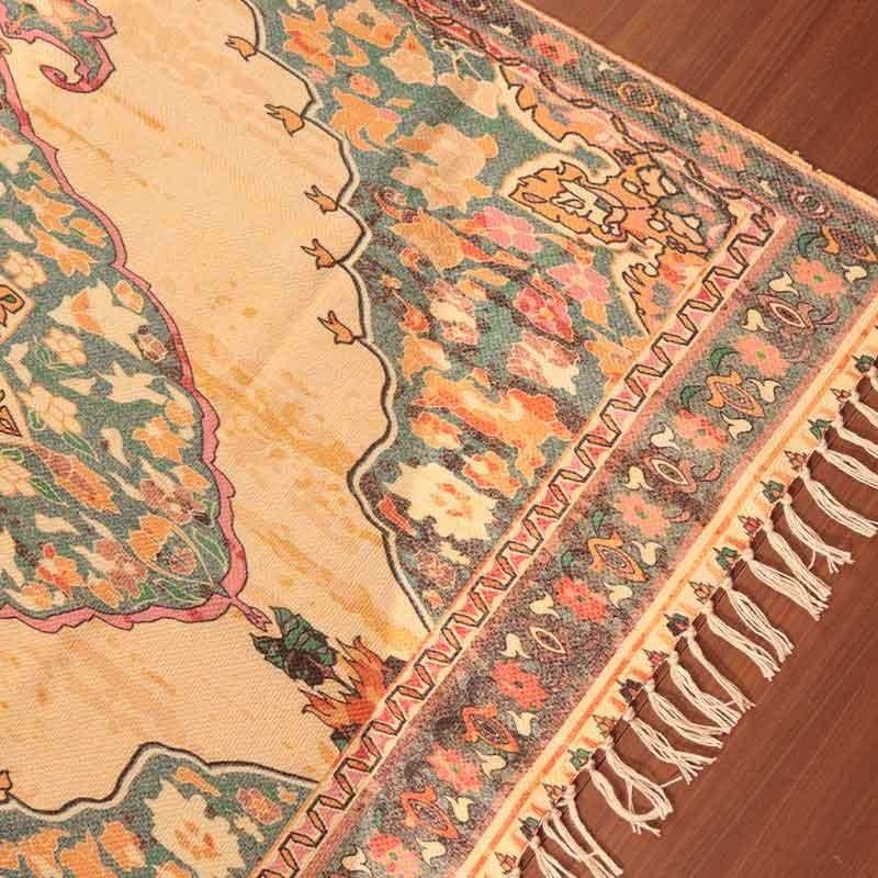 Mughlai Art Printed Carpet Default Title