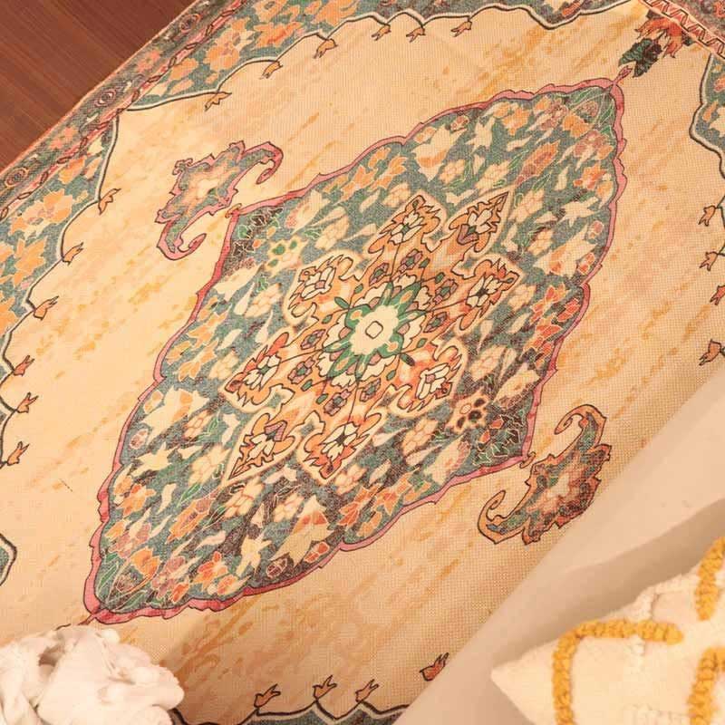 Mughlai Art Printed Carpet Default Title