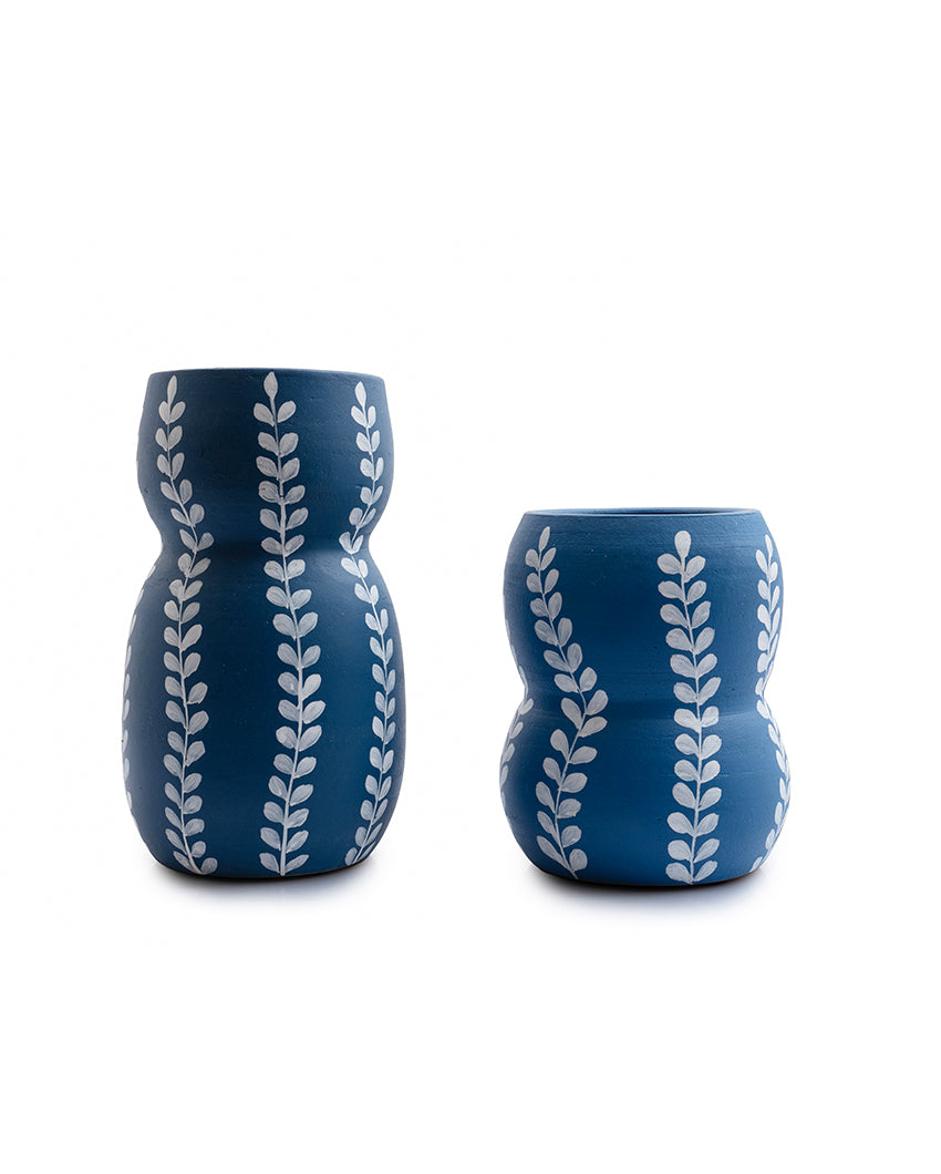 Climber Terracotta Vase | Set of 2