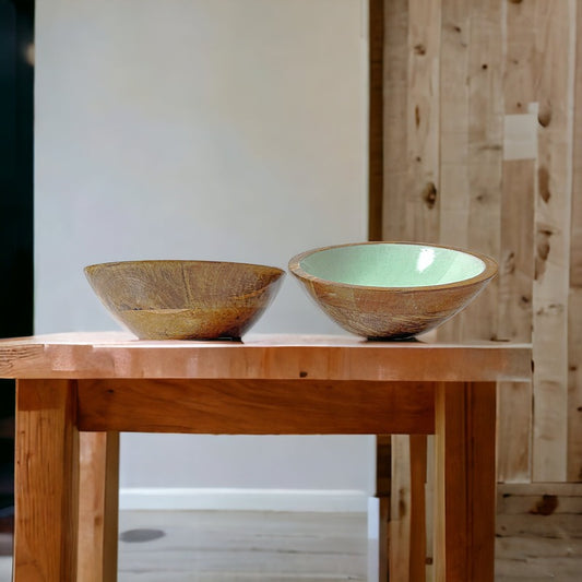 Earth  Friendly Wood Bowls | Set Of 2