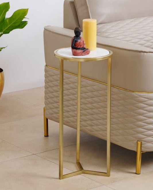 Thingness Golden Iron Side Table