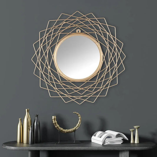 Cross Lines Wired Wall Miror – Dusaan