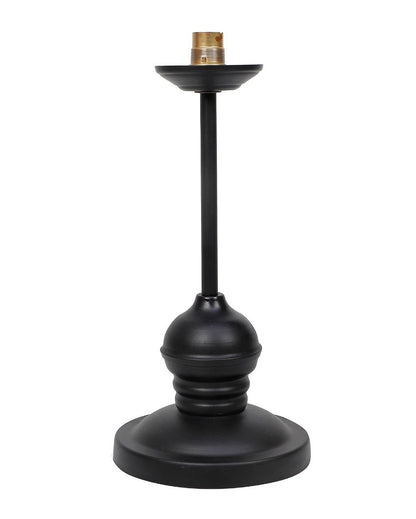 Stylish Iron Table Lamp with Glass Shade | Bulb Not Included | 6 x 17 inches