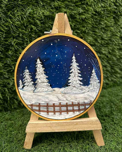 Enchanting Northern Lights Wall Hanging | 6 inches