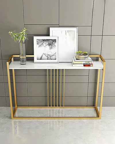 Blane Montenegro Diagonal Console Entryway Table  | 40 x 12 x 30 inches