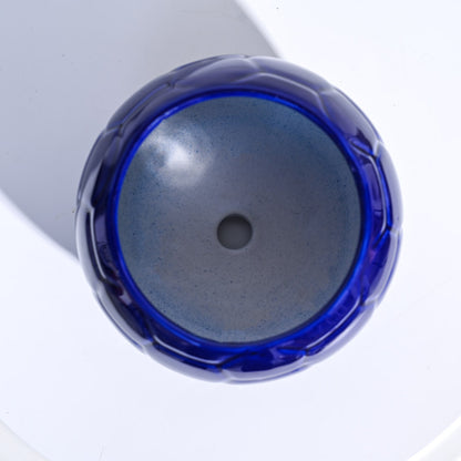 Blue Football Ceramic Pot Default Title