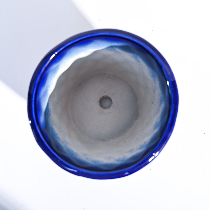 Argyle Ceramic Pot |  Multiple Colors Blue