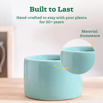 Aqua Green Ceramic Pot