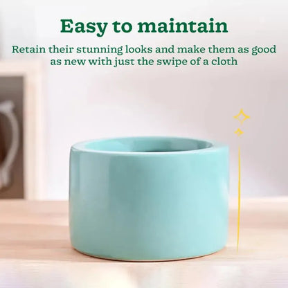 Aqua Green Ceramic Pot