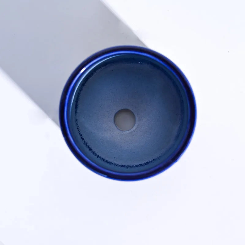 Pipe Ceramic Pot | Multiple Colors Blue