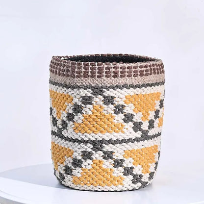 Pahaadi Cotton Multicolor Basket Planter Default Title