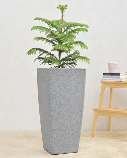 Paris Small Plastic Planter | 24 inch Grey