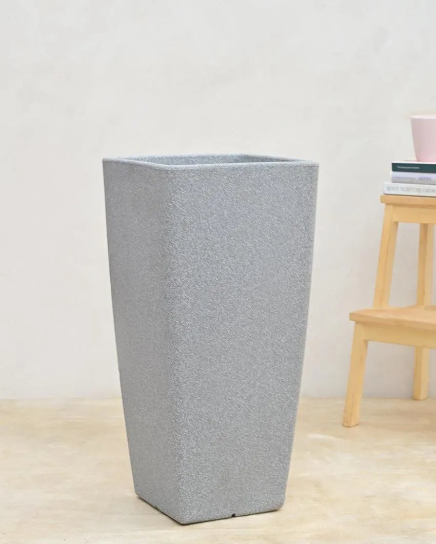 Paris Small Plastic Planter | 24 inch Grey