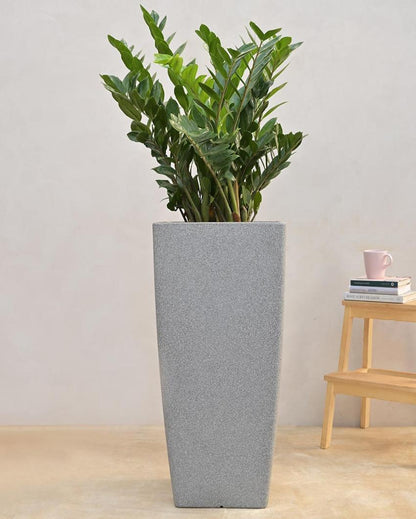 Paris Large Plastic Planter | 30 inch Grey