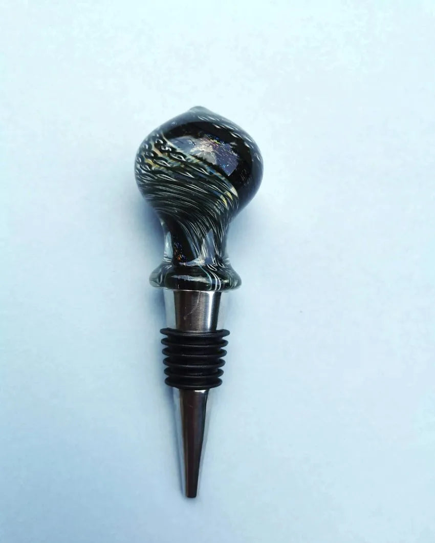 Nuria Dichoric Handblown Glass Wine Stopper