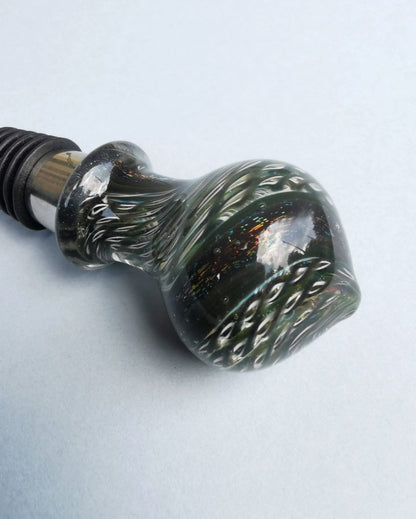 Nuria Dichoric Handblown Glass Wine Stopper