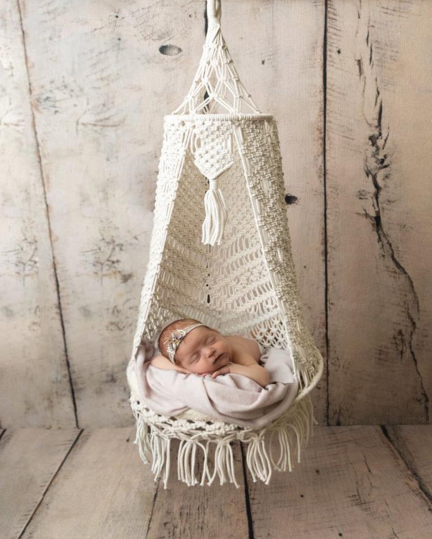 New on sale Macrame Baby Swing