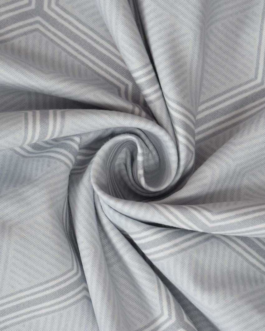 Grey Timeless Glace Cotton Duvet Cover