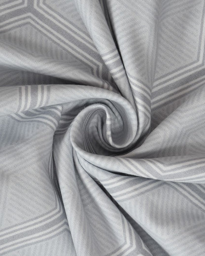 Grey Timeless Glace Cotton Duvet Cover