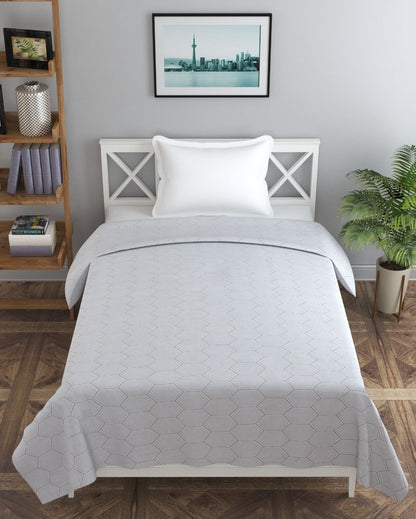 Grey Timeless Glace Cotton Duvet Cover