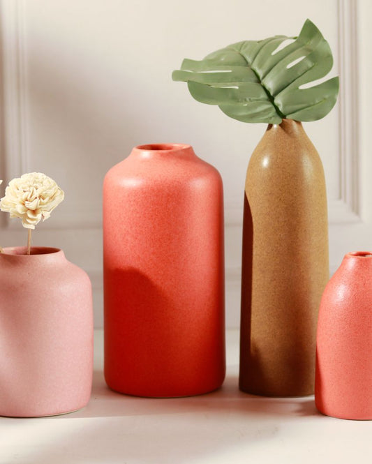 Nordic Ceramic Vases | Set Of 4