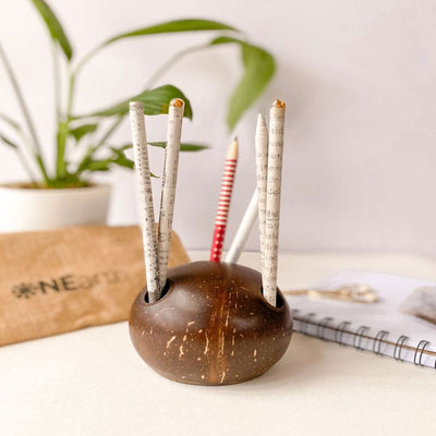 Coconut Shell Pen Stand Default Title