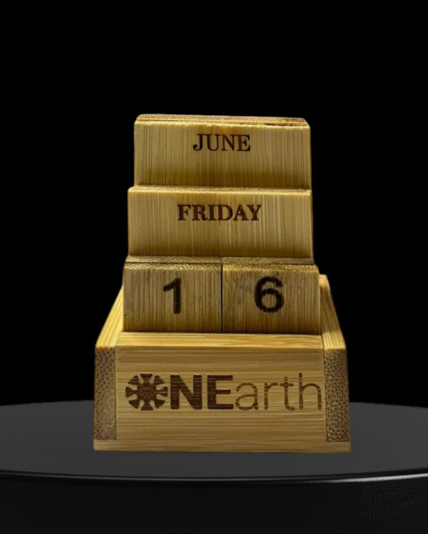 Eco Friendly Bamboo Calendar | 3 x 2 inches