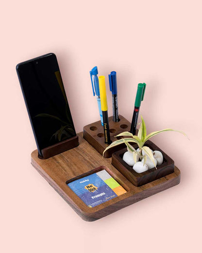 Pen & Mobile Organizer Stand For Office