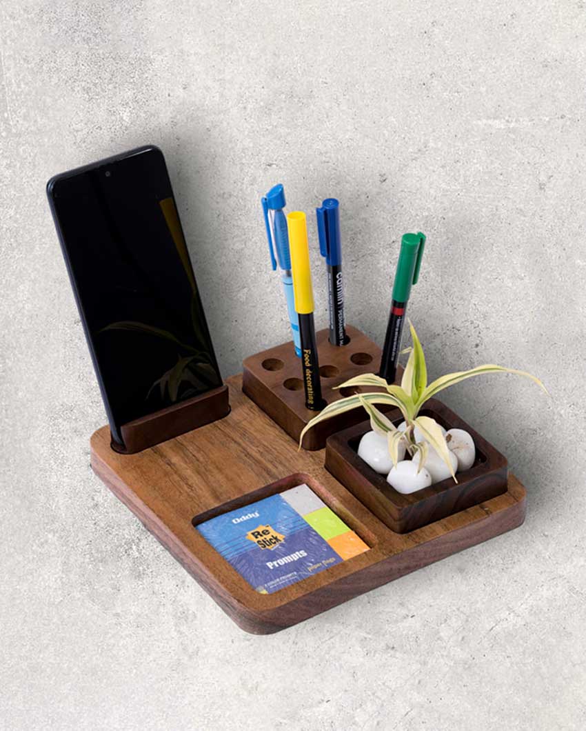 Pen & Mobile Organizer Stand For Office