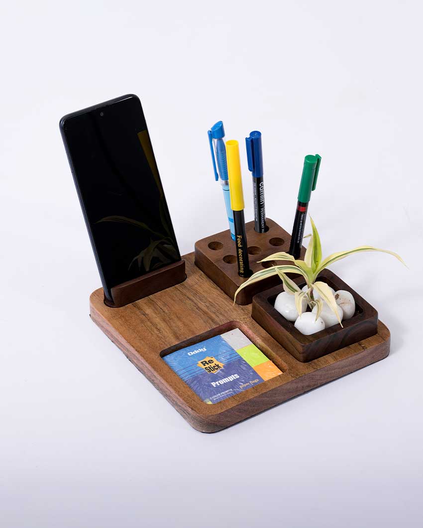 Pen & Mobile Organizer Stand For Office