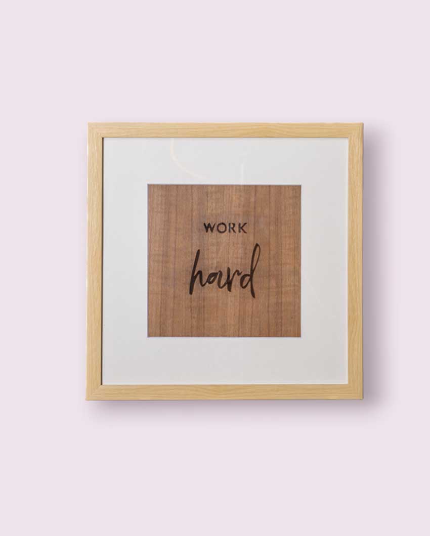 Simple Wall Frame With Engraving