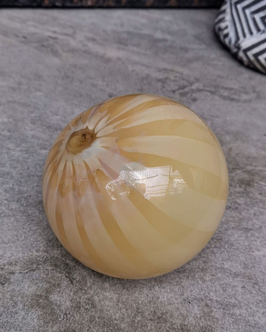 Onion Orb Art Glass Hand Blown Sphere