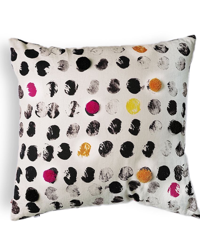 Polka Cushion Cover | 16 x 16 inches