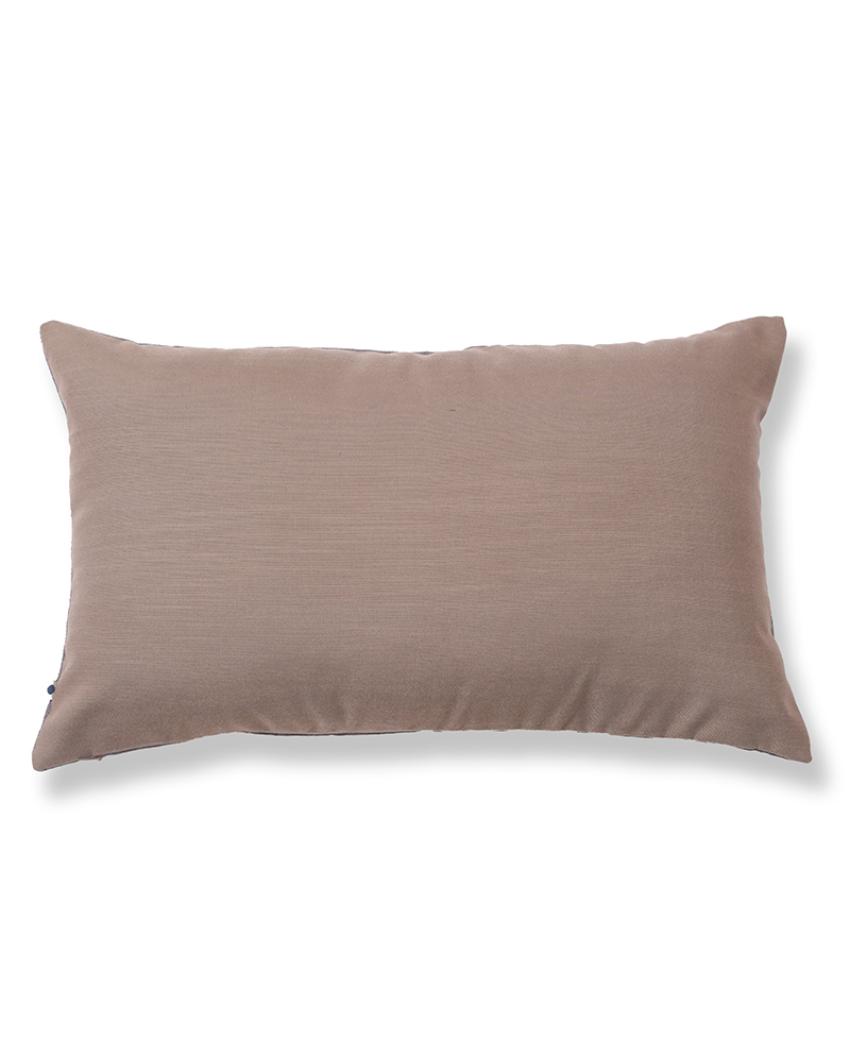 Vanya Chenille Brown Cushion Cover Without Embroidery